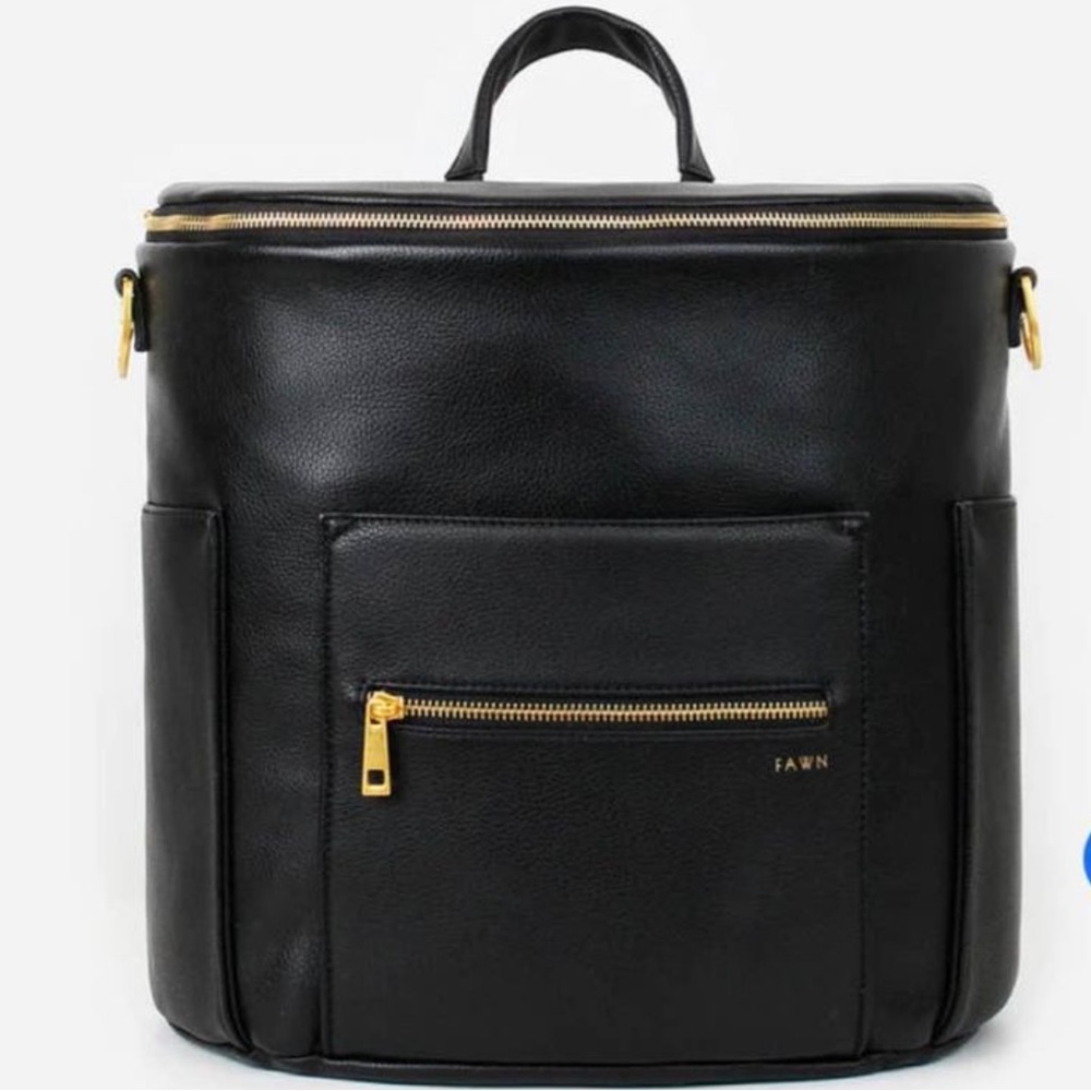 Fawn Design Black The Original Diaper Bag